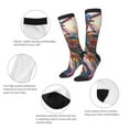 thumbnail image 3 of Naloa Fantasy Colorful Beast Knee Socks, High Socks Long Stretchy Sock Women Knee High Stocking, Long Socks for Women, 3 of 6