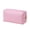 Pink, variant on bestolf Portable Cosmetic Bag Stylish Zippered Makeup Pouch Travel Toiletry Organizer for Women Lipstick Makeup Brushes