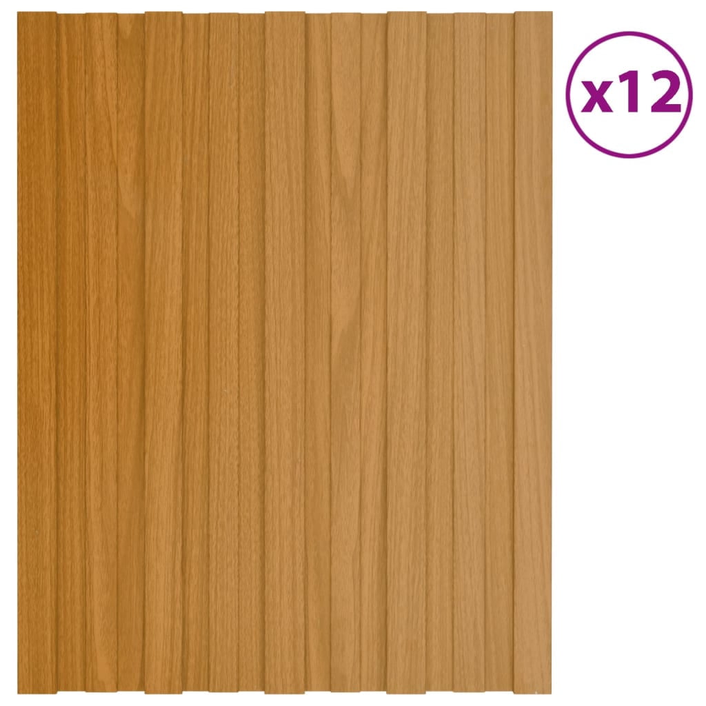 vidaXL Roof Panels Profile Sheet Roofing Garage Mobile Homes Galvanized Steel