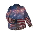 thumbnail image 3 of 2026 Independence Day Tops Women 4th of July Patriotic Shirts 250th American Flag Graphic Dressy Tunics Tee Blouse, 3 of 5