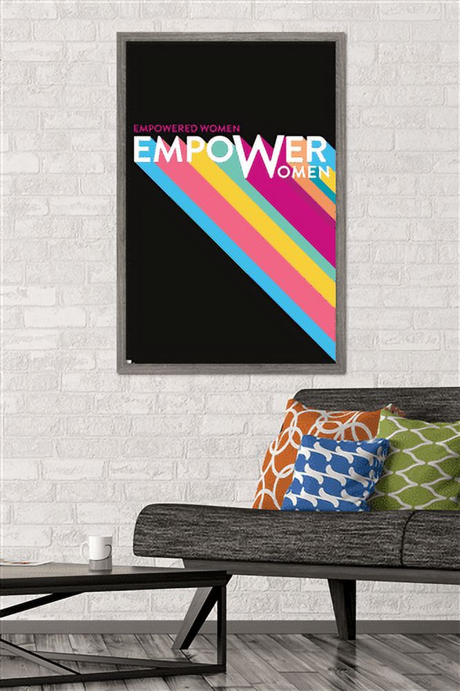 Jenny Redman - Empowerment Wall Poster, 22.375" x 34", Framed