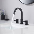 thumbnail image 3 of Kibi Circular Bathroom Sink 8" Widespread Faucet with Drain Assembly, 3 of 3