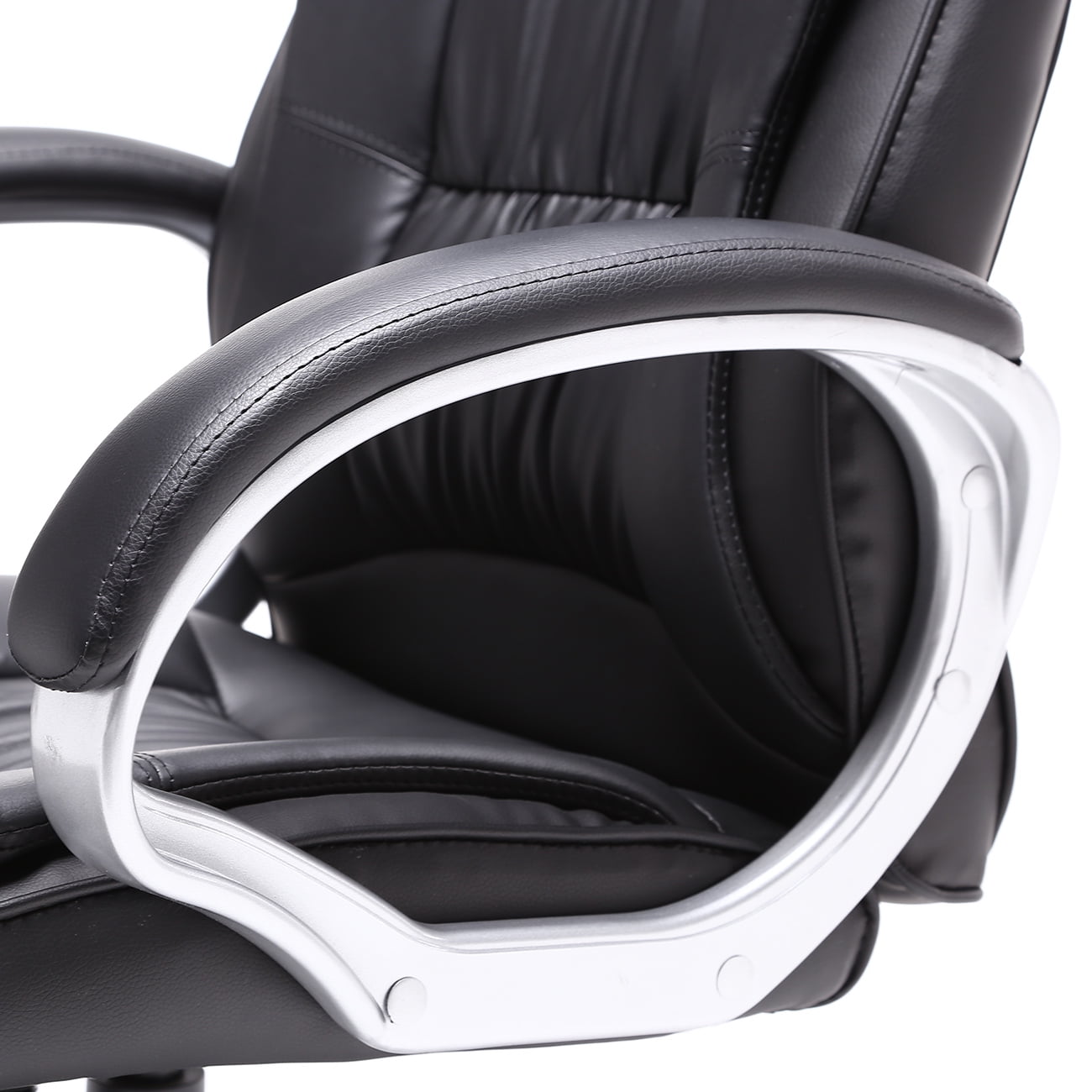 Belleze Ergonomic Office Pu Leather Chair Executive Computer Belleze Ergonomic Office Pu Leather Chair Executive Computer Hydraulic White Brown Black Com