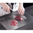 thumbnail image 5 of Bxaolu Stainless Steel Cutting Boards for kitchen, Food Grade Double Sided Stainless Steel Chopping Board, Dishwasher Safe Metal Cutting Board for Meat, Fruit, Vegetables(1Pack-29x20cm), 5 of 9