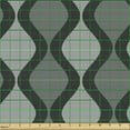 thumbnail image 2 of Ambesonne Abstract Fabric by the Yard Upholstery, Stripes with Wavy Patterns, 5 Yards, Pale Taupe and Dark Grey, 2 of 5
