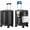 Graphite, variant on Carry on Luggage, Hard Shell Suitcase with Spinner Wheels, 20 Inch Airline Approved Suitcases with Front Pocket, Expandable Rolling Suit Case with TSA Lock, USB Port, Cup Holder - Graphite