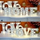 thumbnail image 5 of LED grande y moderno que se ilumina con s de carnaval de madera ABS Chic Shabby Sign Battery Zulema LED Señal, 5 of 5