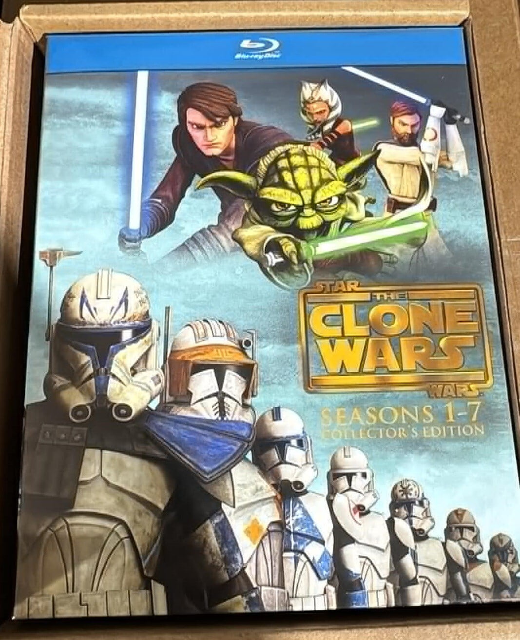 Star Wars: Clone Wars 1-5 [DVD] ブルーレイ　英語 Amazon.com: Star Wars: The Clone Wars - Seasons 1-5