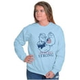 thumbnail image 4 of Popeye Patriotic American Flag Strong Sweatshirt for Men or Women Brisco Brands 4X, 4 of 6