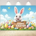 thumbnail image 4 of Aqestyerly Festival Cute Easter Background Cloth Spring Party Scene Background Decoration Festival Cute Easter Egg Rabbit Background Cloth Spring Party Scene Banner Background Decoration, 4 of 9