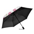 thumbnail image 2 of FORMRS Travel Umbrella Folding Auto Open Close Windproof Rain UV Protection, Pink Popsicle Pattern, 2 of 8