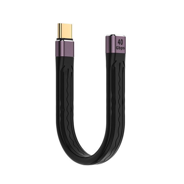 Tholdsy Cable adaptador Flexible tipo c para teléfono, caja de disco duro para teléfono móvil, convertidor portátil de 40Gbps, conector de Juegos de teclado y mouse para computadora Hombre a Mujer