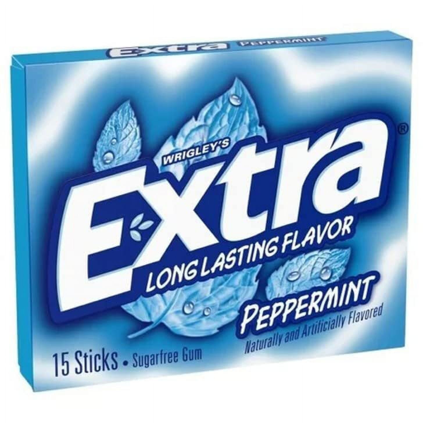 Ruthys Outlet chewing gum variety Assorted Flavor pack  5 Gum & Extra Long Lasting Sugar Free Chewing Gum Variety Flavor packs 15 Pack