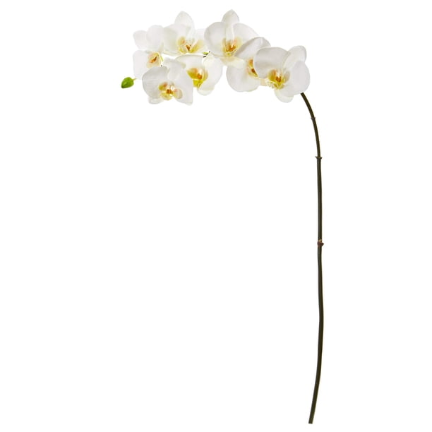 32 Flores Artificiales De Orquídeas Phalaenopsis (Juego De 6)