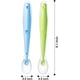 thumbnail image 3 of RV Cucharas de silicona para bebé, paquete de 6 cucharas soperas con puntas de silicona suave para alimentación y destete del bebé, sin BPA, 3 of 5
