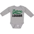 thumbnail image 3 of Inktastic Logging Future Logger Boys Long Sleeve Baby Bodysuit, 3 of 5