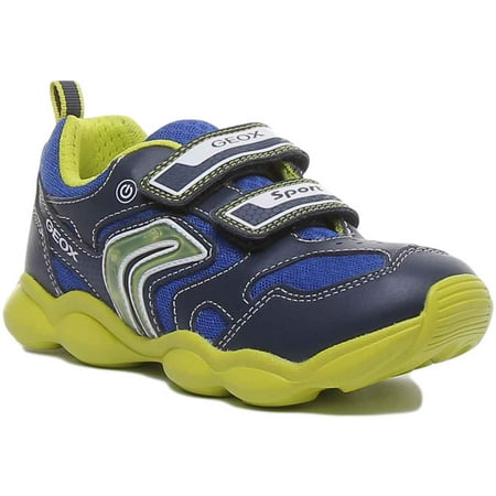 

Geox J Munfrey Kid s 2 Strap Hook And Loop Sneakers In Navy Size 2