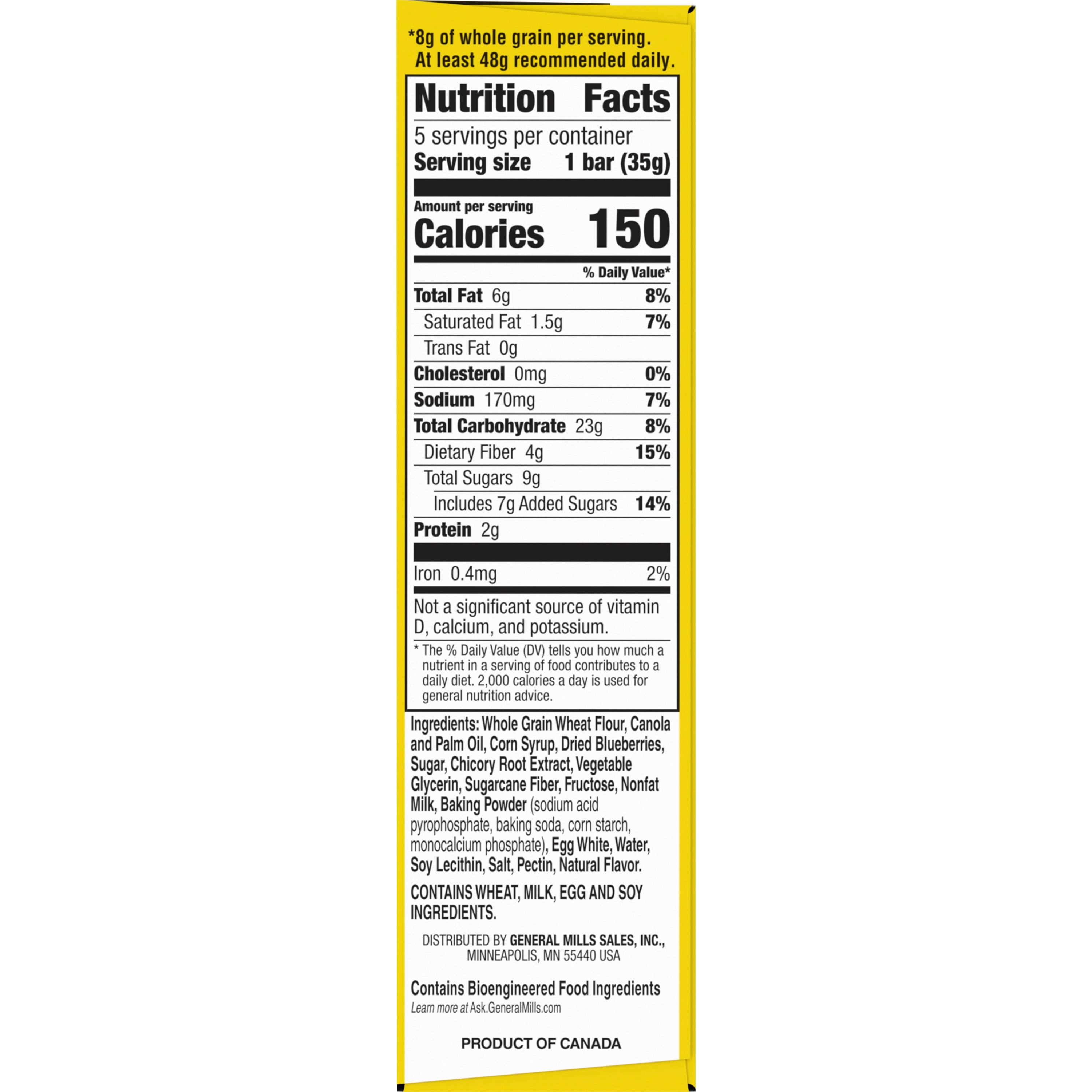 Pack of 2 Nature Valley Soft Baked Muffin Bars Blueberry, 5 ct (Package May Vary)