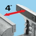 thumbnail image 4 of Pro-Grade Mechanic's Bench Vise 4-Inch Heavy Duty Vise with Swivel Base, 59113, 4 of 4