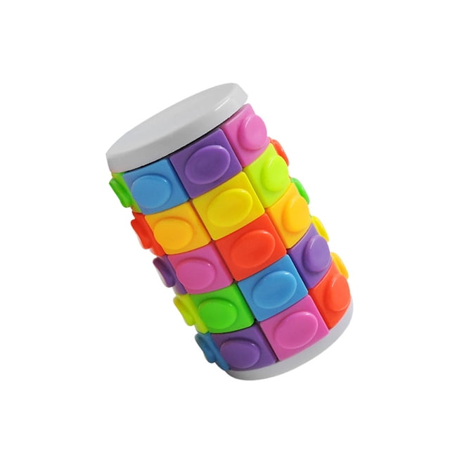 Tholdsy Cubo de rompecabezas 3D juguete pensamiento lógico juego de interesante colorido adultos niños juguetes educativos regalo de Juguetes de construcción