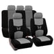thumbnail image 4 of Funda de asiento de coche, funda de cojín universal, tela plana con estampado de mariposas, juego de 9 piezas, 4 of 5