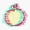 1pcs, variant on Glitchy Apple 4 Er, Phone Decal Water Bottle Stickers Car Decals, Funny Birthday Gift