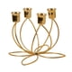 thumbnail image 4 of Candelabro de metal, candelabro elegante, candelabro cónico para bodas, eventos, hoteles, fiestas, comedores Para 4 velas, 4 of 9