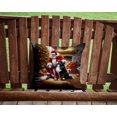 thumbnail image 4 of Carolines Treasures DAC4071PW1414 14 x 14 in. Bernese Mountain Dog & Santa Claus Throw Pillow, 4 of 6