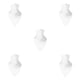 thumbnail image 3 of sweethay Pañuelo facial para ciclismo, protector solar para exteriores, seguridad reflectante, deportes ajustables, lavable, portátil, Blanco 5Conjunto, 3 of 6