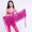 w93# Hot Pink331, variant on Women Sequin Tassel Skirts Set Fashionable Fringe Sparkly High Waist Mini Skirt Scarf Wrap Belly Dance Performance Festival Bodycon Glitter Skirt Trendy Clothes