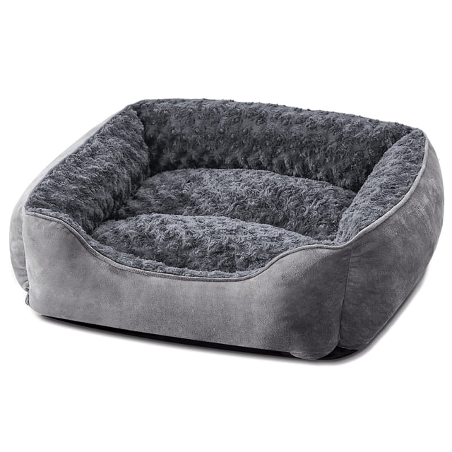 Cama para perros JOEJOY rectangular gris para perros pequeños, medianos y grandes