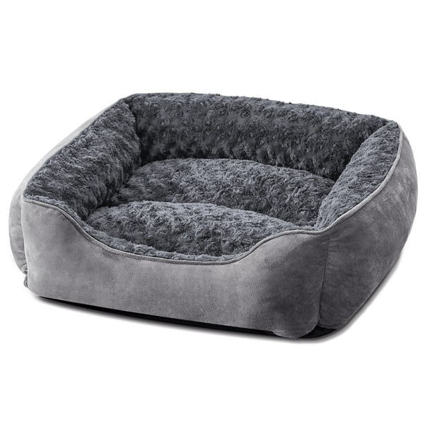Cama para perros JOEJOY rectangular gris para perros pequeños, medianos y grandes