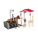 thumbnail image 1 of Figuras de animales de granja, juguetes portátiles para niños y niñas de 3, 4, 5, 6 y 7 años. Escena del lavado de caballos, 1 of 8