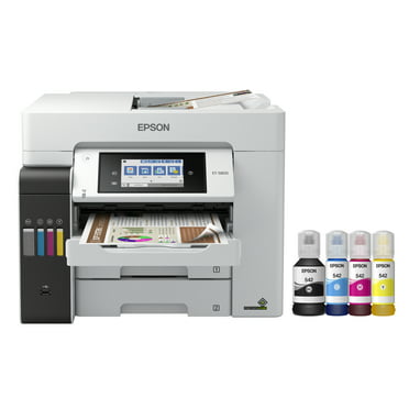 Epson EcoTank Pro ET-5800 Wireless Color All-in-One Supertank Printer with Scanner, Copier, Fax and Ethernet
