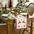 thumbnail image 4 of Winter Christmas Table Runner 72 x 13 Inches – Multicolor Snowflake Tree Holiday Table Decor, Stain Resistant Machine Washable Indoor Dining Runner for Christmas Dinner Kitchen Home Decoration, 4 of 7
