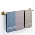 thumbnail image 1 of Barra Para Toallas De Oro Cepillado Toalleros De 24 Pulgadas Para Baño Montado En La Pared Soporte Para Toallas De Baño De Acero Inoxidable Sus304 Longitud Total Barras Para Toallas De 26,4 Pulgadas, 1 of 5