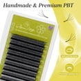 thumbnail image 3 of Extensiones de pestañas GLAMLASH 5D W con abanicos prehechos de 15 mm, 3 of 8