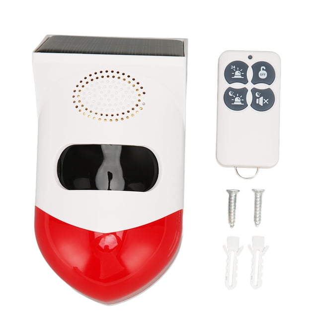 Alarma de entrada solar, alarma de 110dB, Control remoto inalámbrico, alarma de entrada inalámbrica de energía Solar para el hogar, almacén al aire libre
