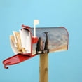 thumbnail image 6 of Bingfone Elephant Giraffe On A Mountain Top Sunset Magnetic Mailbox Cover Standard Size For Garden Yard Outdoor Decorations-21x18 In, 6 of 7