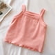 thumbnail image 5 of Odeerbi 6M-4Y Niñas Conjuntos de Verano Camisola de Punto Rib Tops Pantalones Cortos Conjunto de Dos Piezas Traje de Hogar Suave, 5 of 6