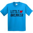 thumbnail image 3 of Inktastic Little Heartbreaker with Arrow Youth T-Shirt, 3 of 5
