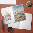 thumbnail image 3 of Welcome Spring Fairy Shih Tzu in Flower Meadow 5x7in Folded Greeting Card Lion Dog Lover Gifts Single Note Card with Envelope - 13002, 3 of 5