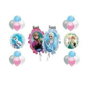 Disney Elsa Frozen Balloon 19 Piece Decoration Set - Anna, Elsa, Olsa