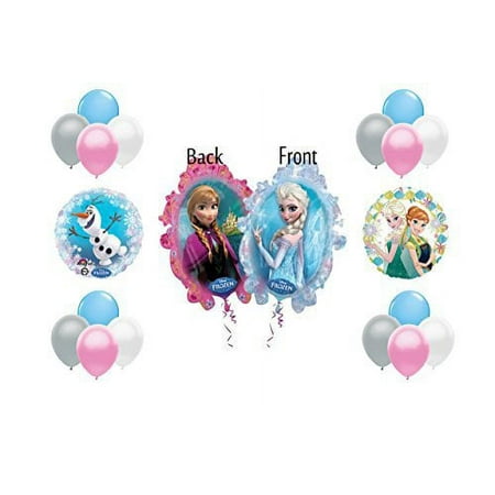 Disney Elsa Frozen Balloon 19 Piece Decoration Set - Anna, Elsa, Olsa