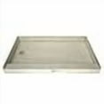 thumbnail image 3 of Tile Redi B3060L-SCSQPVZ Redi Base Shower Pan, 60" W x 30" D, Polished Chrome, 3 of 4