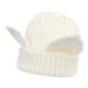 thumbnail image 1 of Sombreros para mujer, gorro de punto grueso con orejas de diablo, gorro cálido, gorro acrílico para señoritas., 1 of 3