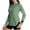 Mint Green, variant on Women's Sun Protection Long Sleeve Rash Guard Breathable Shirt for Swim