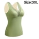 thumbnail image 2 of Camisas Térmicas Sin Mangas Para Mujer Chaleco Con Cuello En V Con Sujetador Incorporado Ropa Interior Camiseta Sin Mangas Térmica - Verde, 2 of 5