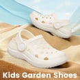 thumbnail image 3 of AMANSSE Unisex Kids Garden Clogs Slides Sandals Boys Girls Shower Slippers Beach House Shoes Outddor Beige Little Kid Size 13, 3 of 6