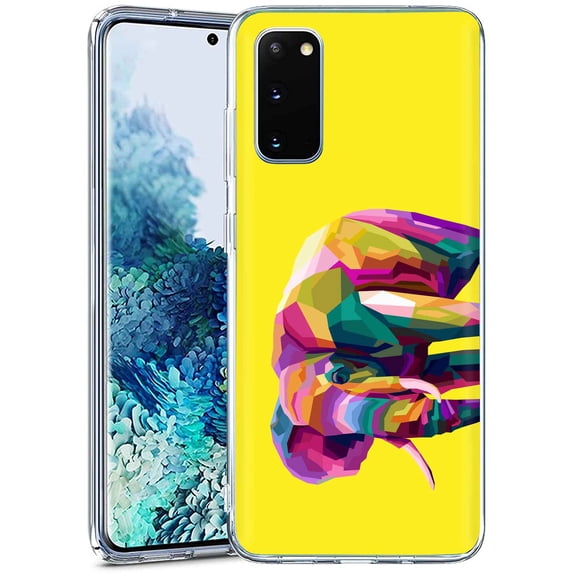 TalkingCase Slim Phone Case Compatible for Samsung Galaxy S20 FE 4G/5G,(Not S20),Art Elephant Print,Lightweight,Flexible,Soft, USA